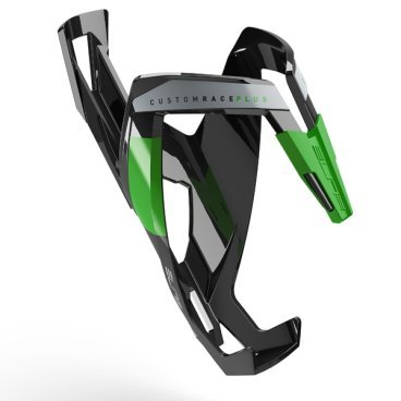 Велосипедный флягодержатель Elite Custom Race Plus, fiberglass, черный, зеленый рисунок. EL0140607 Велосипедный флягодержатель Elite Custom Race Plus, fiberglass, черный, зеленый рисунок. EL0140607Фляги и Флягодержатели<br>Велосипедный флягодержатель Custom Race Plus, fiberglass, черный, зеленый рисунок<br>Флягодержатель Elite Custom Race Plus является эталоном среди гоночных флягодержателей и используется командами Про-Тура. <br>Новая запатентованная конструкция с более прочным захватом облегчает вставку / извлечение бутылки в экстремальных условиях.<br>Разработано и протестировано в сотрудничестве с лучшими в мире профессиональными командами.<br>Отличительные особенности<br>Флягодержатель для профессионалов велогонок<br>Выполнен из армирвоанного полиамида (FRP) с отделкой из окрашенного стекловолокна<br>Вставка из эластомера адаптируется к форме и размеру фляги<br>Отсутствие вибраций на неровностях трассы<br>Прочная, лёгкая и гибкая современная конструкция<br>Подходит для любого типа велосипедов<br>