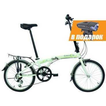 Складной велосипед DAHON S.U.V. D6 2016 Складной велосипед DAHON S.U.V. D6 2016Cкладные<br>DAHON S.U.V. D6 2016<br>Dahon S.U.V. D6 - разносторонность в миниатюре. Привычная геометрия внушает доверие; в конце концов, этим и знаменит Dahon. Модель SUV D6 оснащена компактными колёсами и рамой для простого и удобного хранения. Размеры этого устойчивого велосипеда позволяют легко маневрировать среди машин, прокатиться по дощатой дорожке или хранить его в трейлере. Это велосипед, который позволит вам увидеть мир!<br><br><br><br><br><br><br>Общие характеристики<br><br><br>Модель<br>2016 года<br><br><br>Тип<br>для взрослых<br><br><br>Область применения<br>городской<br><br><br>Вес велосипеда<br>14.8 кг<br><br><br>Рама, вилка<br><br><br>Материал рамы<br>сталь<br><br><br>Складной<br>да<br><br><br>Конструкция вилки<br>жесткая<br><br><br>Конструкция рулевой колонки<br>безрезьбовая<br><br><br>Колеса<br><br><br>Диаметр колес<br>20 дюймов<br><br><br>Наименование покрышек<br>Dahon, 20x1.75<br><br><br>Материал обода<br>алюминиевый сплав<br><br><br>Торможение<br><br><br>Тип переднего тормоза<br>V-Brake<br><br><br>Уровень переднего тормоза<br>прогулочный<br><br><br>Тип заднего тормоза<br>V-Brake<br><br><br>Уровень заднего тормоза<br>прогулочный<br><br><br>Трансмиссия<br><br><br>Количество скоростей<br>6<br><br><br>Уровень заднего переключателя<br>начальный<br><br><br>Наименование заднего переключателя<br>Shimano Tourney RD-TY21<br><br><br>Уровень манеток<br>начальные<br><br><br>Конструкция манеток<br>вращающаяся ручка<br><br><br>Конструкция каретки<br>неинтегрированная<br><br><br>Уровень кассеты<br>начальные<br><br><br>Количество звезд в кассете<br>6<br><br><br>Количество звезд системы<br>1<br><br><br>Конструкция педалей<br>классическая<br><br><br>Руль<br><br><br>Конструкция руля<br>изогнутый<br><br>Дополнительная информация<br><br><br>Комплектация<br>багажник, крылья<br><br><br>Подножка<br>есть<br>