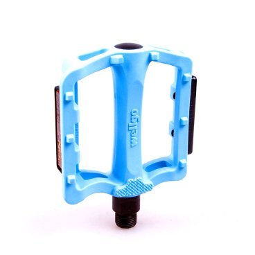 Педали велосипедные WELLGO нейлон BMX/Downhill Blue B197N широкие, ось Cr-Mo 320г 6-14193 Педали велосипедные WELLGO нейлон BMX/Downhill Blue B197N широкие, ось Cr-Mo 320г 6-14193Педали для велосипедов<br>NEW, с шарикоподшипниками, широкие, ось - высокопрочный хром-молибденовый сплав, 106*90*31.7мм, 300г/пара, резьба 9/16, синие<br>
