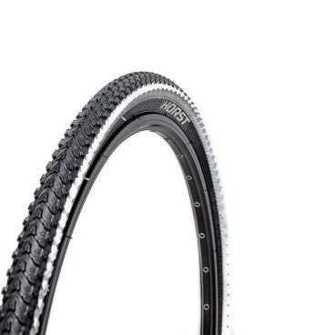 Велопокрышка HORST PQ-817, для MTB, 26x2.125 (54-559), 30 TPI, высокий, черно-белая, 00-001079 Велопокрышка HORST PQ-817, для MTB, 26x2.125 (54-559), 30 TPI, высокий, черно-белая, 00-001079Велопокрышки<br>Велопокрышки Horst предназначены как для продвинутых, так и для начинающих велосипедистов. Каждое изделие, на котором ставится клеймо Horst, продумано до мелочей. Все разработки Horst воплощаются с учетом новых веяний дизайна и велосипедной моды, в производстве применяются самые современные материалы, а производственный процесс постоянно контролируется для сохранения высокого качества продукции. <br><br>Велосипедная покрышка HORST PQ-817<br>Размер: 26x2.125 (54-559)<br>30 TPI<br>Высокий протектор<br>Внедорожная<br>