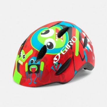 Велосипедный шлем Giro 16 SCAMP, детский, матовый, красный/рисунок, размер XS, GI7067944 Велосипедный шлем Giro 16 SCAMP, детский, матовый, красный/рисунок, размер XS, GI7067944Велошлемы<br>Шлем Giro 16 SCAMP детский матовый красный/рисунок размер XS,<br>Шлем Giro SCAMP обладает удивительными качествами, некоторые анлогичны шлемам для взрослых. Система Roc Loc® Jr. с системой защиты от защемления обеспечивает легкий и быстрый способ надевания шлема. Размеры: XS (45-49 см),<br>