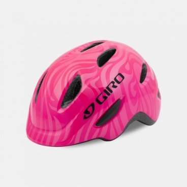 Велосипдный шлем Giro 17 SCAMP, детский, глянцевый розовый/завитки, размер S, GI7075751 Велосипдный шлем Giro 17 SCAMP, детский, глянцевый розовый/завитки, размер S, GI7075751Велошлемы<br>Шлем Giro 17 SCAMP детский глянцевый розовый/завитки размер S.<br>Шлем Giro SCAMP обладает удивительными качествами, некоторые анлогичны шлемам для взрослых. Система Roc Loc® Jr. с системой защиты от защемления обеспечивает легкий и быстрый способ надевания шлема. Размеры: S (49-53 см).<br>