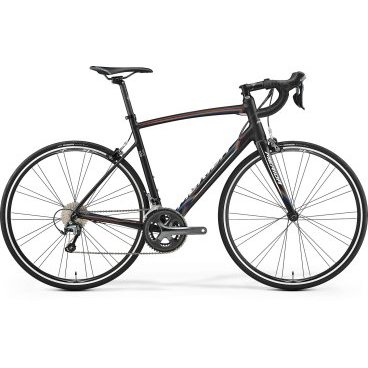 Шоссейный велосипед Merida Ride 300 2017 Шоссейный велосипед Merida Ride 300 2017Шоссейные<br>Шоссейный велосипед продвинутого уровня с оборудованием предпрофессионального класса Shimano, 20 скоростей. Технические особенности: алюминиевая рама Ride Lite-Single BSA, жесткая вилка Road Carbon Race, двойные обода Merida comp SL, надежные ободные тормоза Merida Road Comp. Подходит для быстрой спортивной езды по шоссе. Диаметр колес - 28 дюймов. Вес - 9,18 кг.<br>Рама и амортизаторы<br><br>РамаRide Lite-Single BSA<br>ВилкаRoad carbon Race<br>Цепная передача<br><br>МанеткиShimano Tiagra Dual control<br>Передний переключательShimano TIAGRA D<br>Задний переключательShimano TIAGRA GS<br>КареткаShimano octalink<br>КассетаShimano CS-HG500-10 11-32<br>Количество скоростей20<br>ЦепьKMC X10<br>Колеса<br><br>Диаметр28.0<br>ОбодаMerida comp SL 24 pair<br>СпицыBlack stainless<br>ВтулкаRoad seal Bearing<br>ПокрышкаMaxxis Detonator 25 fold<br>Компоненты<br><br>Передний тормозMerida Road Comp<br>Задний тормозMerida Road Comp<br>ГрипсыRoad EVA comfort<br>РульMerida Expert Compact road OS<br>Рулевая колонкаBig Conoid semi neck pro<br>СедлоMerida Race<br>Подседельный штырьMERIDA carbon Expert SB15 27.2<br>РазработкаТайвань<br>ПроизводствоКНР (Тайвань)<br>
