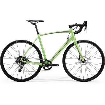 Шоссейный велосипед Merida Ride Disc Adventure 2017 Шоссейный велосипед Merida Ride Disc Adventure 2017Шоссейные<br>Шоссейный велосипед продвинутого уровня с оборудованием начального профессионального класса SRAM, 11 скоростей. Технические особенности: алюминиевая рама Ride Lite-Single BSA, жесткая вилка Race Carbon disc 15, двойные обода Merida comp 22, дисковые гидравлические тормоза Sram. Подходит для быстрой спортивной езды по шоссе. Диаметр колес - 28 дюймов. Вес - 9,59 кг.<br>Основное<br>Модельный год2017<br>Применениешоссейный<br>Возрастная группавзрослый<br>Типмужской<br><br><br>Рама и амортизация<br><br>Материал рамыалюминий<br>Амортизациябез амортизации<br><br><br>Колеса и тормоза<br>Диаметр колес28 <br>Модель покрышекContinental Grand Sport Race<br>Материал ободаалюминий / Merida Comp 22 /<br>Ободдвойной<br>Передний тормоздисковый гидравлический / SRAM, ротор 160 мм /<br>Задний тормоздисковый гидравлический / SRAM, ротор 160 мм /<br>Руль и трансмиссия<br>Скоростей11 шт<br>Звёзд системы1 / шатун: SRAM Rival, 42T /<br>Звёзд кассеты11<br>Модель кассетыSRAM PG-1130<br>Задний переключательSRAM Rival<br>Тип манеткиdual control<br>Модель манеткиSram Rival / HRD /<br>Форма руляшоссейный<br>ВыносMerida Expert OS 5<br>Модель руляMerida Expert Compact Road OS<br><br><br>Общее<br>Модель сиденьяMerida Race<br>Модель цепиKMC X11-1<br>Вес9.6 кг<br>