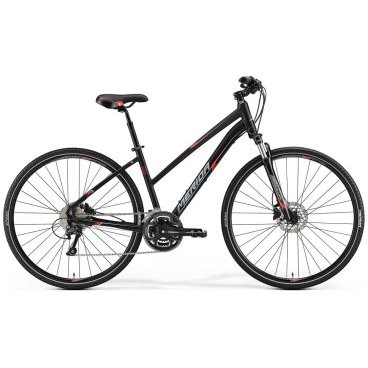 Горный велосипед Merida Crossway 300 2017 Горный велосипед Merida Crossway 300 2017Городские<br>Кроссовый велосипед Merida Crossway 300 (2017) – это городская модель, которая подходит по быстрой комфортной езды по качественным дорогам. У велосипеда Merida Crossway 300 алюминиевая рама для придания ему быстроты, а также амортизационная вилка и гидравлические тормоза, что повышает надёжность. Предусмотрен переключатель на 30 скоростей, присутствуют ободные механические тормоза. Merida Crossway 300 имеет хорошие скоростные характеристики и при этом отлично выглядит. Большинство деталей имеют специальное покрытие, которое повышает устойчивость велосипеда к атмосферным факторам.<br>Модельный год2017<br>Применениегорный (кросс-кантри)<br>Возрастная группавзрослый<br>Типмужской<br><br><br>Рама и амортизация<br><br>Материал рамыалюминий<br>Амортизацияпередняя вилка<br>Тип амортизации (вилка)пружинно-масляная / SR Suntour NCX D HLO /<br>Ход вилки63 мм<br>Локаут вилки / гидравлический /<br>Подседельная амортизация<br><br><br>Колеса и тормоза<br>Диаметр колес28 <br>Модель покрышекMerida Speed 40<br>Материал ободаалюминий / Merida Comp D /<br>Ободдвойной<br>Передний тормоздисковый гидравлический / Shimano Acera M315, ротор 160 мм /<br>Задний тормоздисковый гидравлический / Shimano Acera M315, ротор 160 мм /<br>Модель передней втулкиShimano Centerlock<br>Модель задней втулкиShimano Centerlock<br>Руль и трансмиссия<br>Скоростей30 шт<br>Звёзд системы3 / шатун: FSA Dynadrive, 48-36-26T /<br>Звёзд кассеты10<br>Модель кассетыShimano Alivio / HG500 /<br>Передний переключательShimano Deore<br>Задний переключательShimano Deore<br>Тип манеткитриггерные<br>Модель манеткиShimano Deore<br>Форма руляпрямой<br>Регулировка выноса руля<br>Модель руляMerida Comp OS / длина - 660 мм /<br><br><br>Общее<br>Комплектациящиток на цепь<br>Модель сиденьяCross Sport<br>Модель цепиKMC X10<br>Вес13 кг<br>