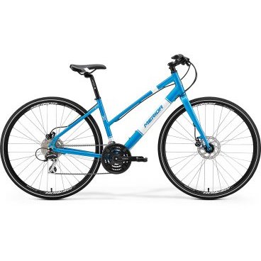 Дорожный велосипед Merida Crossway Urban 20-D Lady Fed 2017 Дорожный велосипед Merida Crossway Urban 20-D Lady Fed 2017Женские<br>Merida Crossway Urban 20-D-lady FED - яркий и функциональный гибрид, который с одинаковым успехом покорит городские аллеи и горную тропу. Его женское шасси Crossway Speed-D-lady представлено в виде тонких труб с повышенной жесткостью, которая позволит уверенно чувствовать себя в любой ситуации. Ходовую часть представляют мощные колеса 28 дюймов, которые дадут вам хорошее сцепление с дорожной поверхностью, а дисковые гидравлические тормоза Tektro TA hydraulic 160 всегда быстро среагируют и даже на влажной дороге выручат вас.<br>Бренд MERIDA<br>Тип велосипеда Дорожный<br>Модельный год 2017<br>Класс велосипеда Городской<br>Тип рамы Женский<br>Тип тормозов Дисковые гидравлические<br>Диаметр колес 28<br>Общие характеристики<br><br>уровень оборудования любительский<br>руль MERIDA Speed 660 R25<br>планетарная втулка нет<br>рулевая колонка Conoid<br>вынос Merida Comp 15<br>грипсы Urban Screw<br>седло Cross lady<br>подседельный штырь MERIDA speed 27.2<br>передний переключатель Shimano TY8s 48<br>задний переключатель Shimano Acera-X 8<br>манетки Shimano Altus rapidfire 3, Shimano Altus rapidfire 8<br>вес 12.70 кг<br>Рама, вилка<br><br>тип рамы хардтейл<br>материал рамы алюминий<br>тип амортизационная вилки жесткая<br>длина хода вилки нет<br>тип заднего амортизатора без амортизатора<br>блокировка амортизатора нет<br>рама Crossway Speed-D-lady<br>вилка Urban Rigid Al straight disc<br>Система<br><br>количество скоростей 24<br>цепь Chain 8s<br>система Shimano TY301 48-38-28 CG<br>каретка Cartridge Bearing<br>педали Comfort double<br>кассета Sunrace CS8 11-32<br>Торможение<br><br>тип тормозов дисковый гидравлический<br>передний тормоз Tektro TA hydraulic 160<br>задний тормоз Tektro TA hydraulic 160<br>тормозные ручки Tektro T285<br>Колеса<br><br>диаметр колеса 28<br>ободья Merida D<br>передняя втулка Disc Alloy Allen<br>задняя втулка Disc cassette Allen<br>передняя покрышка Cross 700 38C<br>задняя покрышка Cross 700 38C<br>