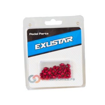 Шипы для педалей Shimano EXUSTAR красные с ключом для BMX-педалей 40 штук, 5-311358 Шипы для педалей Shimano EXUSTAR красные с ключом для BMX-педалей 40 штук, 5-311358Педали для велосипедов<br>NEW, с ключом, для для большинства типов педалей EXUSTAR/AUTHOR…, 40шт в комплекте, блистер<br>