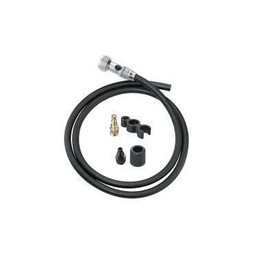Сменный шланг для напольного насоса TOPEAK ChuckHead DX Upgrade Kit w/Smarthead DX1, TCH-DX01 Сменный шланг для напольного насоса TOPEAK ChuckHead DX Upgrade Kit w/Smarthead DX1, TCH-DX01Велосипедный насос<br>Сменный шланг для напольного насоса с головкой ChuckHead DX (резина, алюминий)<br>Размер: 5.4 X 2.4 cm /2.1” x 0.9“ (head) <br>110 cm (hose length)<br>Вес: 23 g / 0.81 oz (head)<br>