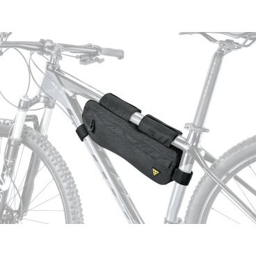 Велосумка для путешествий TOPEAK MidLoader, 3.0 L, с креплением на раме, черная, TBP-ML1B Велосумка для путешествий TOPEAK MidLoader, 3.0 L, с креплением на раме, черная, TBP-ML1BВелосумки<br>Крутые велосипедные путешествия требуют, чтобы вы везли все необходимые инструменты и снаряжение, чтобы не оказаться застрявшими в середине дороги. Разработанный для использования подрамного пространства, MidLoader несет самые тяжелые предметы для вашего велосипедного приключения. Сшитый из легких, водостойких и прочных материалов, он быстро монтируется и снимается с помощью липучек. Две водонепроницаемые молнии обеспечивают легкий доступ ко всему вашему снаряжению с обеих сторон.<br><br>Параметры:<br>Крепление: липучки<br>Материал: Polyethylene / nylon Lightweight, durable, water repellent and stain resistant<br>Диаметр вергней трубы рамы для установки: ?45 - ?66 мм<br>Диаметр нижней трубы рамы для установки: ?38 - ?70 мм<br>Диаметр подседельной трубы рамы для установки: ?28 - ?60 мм<br>Объем: 3 л<br>Габариты (ДxШxВ): 37.5 x 12 x 6 cm<br>Вес: 277 гр<br>