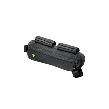 Велосумка для путешествий TOPEAK MidLoader, 3.0 L, с креплением на раме, черная, TBP-ML1B Велосумка для путешествий TOPEAK MidLoader, 3.0 L, с креплением на раме, черная, TBP-ML1BВелосумки<br>Крутые велосипедные путешествия требуют, чтобы вы везли все необходимые инструменты и снаряжение, чтобы не оказаться застрявшими в середине дороги. Разработанный для использования подрамного пространства, MidLoader несет самые тяжелые предметы для вашего велосипедного приключения. Сшитый из легких, водостойких и прочных материалов, он быстро монтируется и снимается с помощью липучек. Две водонепроницаемые молнии обеспечивают легкий доступ ко всему вашему снаряжению с обеих сторон.<br><br>Параметры:<br>Крепление: липучки<br>Материал: Polyethylene / nylon Lightweight, durable, water repellent and stain resistant<br>Диаметр вергней трубы рамы для установки: ?45 - ?66 мм<br>Диаметр нижней трубы рамы для установки: ?38 - ?70 мм<br>Диаметр подседельной трубы рамы для установки: ?28 - ?60 мм<br>Объем: 3 л<br>Габариты (ДxШxВ): 37.5 x 12 x 6 cm<br>Вес: 277 гр<br>