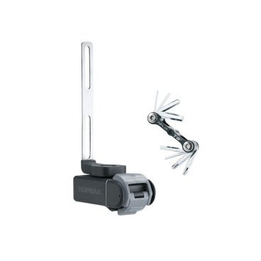 Крепление под флягодержатель с инструментом Topeak Ninja T Road Ninja Cage Mount w/tool box, TNJ-TR Крепление под флягодержатель с инструментом Topeak Ninja T Road Ninja Cage Mount w/tool box, TNJ-TRФляги и Флягодержатели<br>Просто установите вместе с Вашим флягодержателем Ninja T Road со скрытым встроенным боксом с инструментом, к которому легко получить доступ, повернув его. Мягкий, обработанный профиль инструмента удобен в руках и включает в себя 2 / 2,5 / 3/4/5/6 мм торцовые ключи, головку Phillips и торцевые ключи T25 Torx®.<br><br>В комплект входят: мультитул Topeak Ninja T8+<br>Инструменты: 8 всего<br>Шестигранники: 2 / 2,5 / 3/4/5/6 мм<br>Torx®: T25<br>Отвертки: Phillips<br>Материал ключей: Закалённая сталь<br>Корпус бокса для инструмента: Engineering grade plastic<br>Размер: 14.5 x 8.3 x 3.8 cm<br>Вес: 139 гр<br>