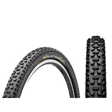 Велопокрышка Continental Mountain King II 2.4, 29 x 2.4(60-622), черная, борт-кевлар, 01540540910 Велопокрышка Continental Mountain King II 2.4, 29 x 2.4(60-622), черная, борт-кевлар, 01540540910Велопокрышки<br>Mountain King II — король среди покрышек! Во второй период своего правления Continental Mountain King II укрепляет свое господство на рынке велосипедов для езды по бездорожью. Эта покрышка имеет превосходную силу сцепления с поверхностью при торможении и оптимальное сцепление в поворотах. Расположение шипов протектора разработано в сотрудничестве с профессиональными гонщиками МТБ. В результате получилась исключительно легкая, но по-прежнему жесткая покрышка для гонок по бездорожью.<br><br>Характеристики:<br><br>Размер: 29 x 2.2(55-622)<br>Рекомендуемое давление: 50-65 psi ;<br>Бескомпромиссно быстрая покрышка, протестировано на Кубках Мира<br>Соревновательная покрышка для веломарафонов и кросс-кантри кубков мировой серии<br>Отличное сцепление<br>Кевларовый корд<br>Вес: 730 г<br>цвет: черный<br>