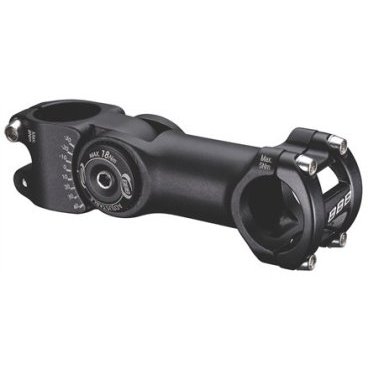 Вынос регулируемый BBB HighSix OS, 110mm, 31.8, черный, BHS-29 Вынос регулируемый BBB HighSix OS, 110mm, 31.8, черный, BHS-29Выносы<br>Высокий угол для комфортной езды и улучшенный контроль рулевого управления.<br><br>Низкий угол для скорости и уменьшения сопротивления ветра.<br><br>Алюминий 6061 T6.<br><br>Болты из нержавеющей стали.<br><br>Для негабаритного руля(треккинг).<br><br>Отверстие: 31,8 мм.<br><br>Угол: -30 / +40 градусов.<br><br>Расширение: 110 мм.<br><br>Вес: 264 грамм.<br>