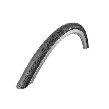 Велопокрышка Schwalbe Lugano, 28x1.10 (28-622), слик, шоссе, черный, 11101029 Велопокрышка Schwalbe Lugano, 28x1.10 (28-622), слик, шоссе, черный, 11101029Велопокрышки<br>Покрышка Shcwalbe Lugano 700x28C - популярная базовая шоссейная покрышка. Active Line. Шина с проволочным каркасом. Привлекательный двухцветный компаунд. Классический профиль протектора, обеспечивающий надёжное поведение как на сухих, так и на мокрых дорогах<br><br>Характеристики:<br><br>Размер:28x1.10 (28-622)<br>Назначение: шоссе<br>Давление: 85-115 Psi<br>Вес: 380 г<br>Цвет: черный<br>