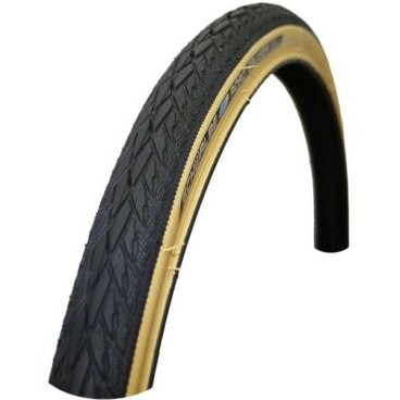 Велопокрышка Schwalbe Road Cruiser, 28x1.75(47-622), защита от проколов, черный/коричневый, 11151671 Велопокрышка Schwalbe Road Cruiser, 28x1.75(47-622), защита от проколов, черный/коричневый, 11151671Велопокрышки<br>Гораздо больше, чем просто качество. Главной характеристикой всех покрышек линейки Active Line является каркас плотностью 50 EPI. Каркасы плотностью 20 и 24 EPI больше не используются в диапазоне продуктов Schwalbe. Каркасы более плотного плетения 50 EPI намного надeжнее и являются более устойчивым к проколам. В то же время материалу требуется меньше резинового покрытия, следовательно уменьшается его вес. И конечно же, все покрышки Active Line имеют слой защиты от проколов, сбалансированный компаунд, а также функциональный и привлекательный протектор. Попросту говоря, Active Line - это гарантированное качество бренда!<br><br>Характеристики:<br><br>Размер: 28x1.70(47-622)<br>Назначение: для туризма<br>Давление: 30-65 Psi<br>Вес: 800 г<br>Цвет: черный/коричневый<br>