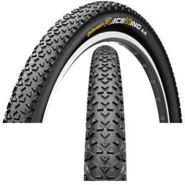 Покрышка велосипедная Continental RaceKing 2.2 foldable, 29x2.2, 535гр, 1005450000 Покрышка велосипедная Continental RaceKing 2.2 foldable, 29x2.2, 535гр, 1005450000Велопокрышки<br>Покрышка Continental Race King, для найнеров, идет с жестким кордом и имеет накатистый протектор. В основном применяется на соревнованиях на твердой или сухой поверхности. Не подойдет для грязи. Имеет компаунд Pure Grip и Black Chili. <br><br><br><br>Особенности: <br><br>Отличный накат и превосходное сцепление на плотном сухом грунте и асфальте<br>Облегченный кевларовый корд (мягкий)<br>Низкопрофильный агрессивный протектор<br>Совмещает все технологии для успеха на техничных скоростных трассах<br><br>TPI84<br>Диаметр29<br>Тип кордакевлар<br>Ширина2,2<br>