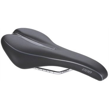 Велосипедное седло BBB SportComfort, спортивное, 150 х 280, черное, BSD-73 Велосипедное седло BBB SportComfort, спортивное, 150 х 280, черное, BSD-73Седла для велосипедов<br>SportComfort - комфортное седло для велопрогулок в достаточно бодром темпе. Подходит для катания как в повседневной, так и велосипедной одежде.<br><br> Мужское спортивно-туристическое седло для активного катания.<br> Спортивное седло анатомической формы - подходит как для катания в повседневной одежде, так и в спортивной.<br> Размер: 150 х 280 мм (Ш х Д).<br> Спроектировано специально для мужчин.<br> Вес: 310 грамм.<br> Легкие хроммолибденовые рамки со шкалой регулировки.<br> Полипропиленовый каркас.<br> Пена средней плотности для комфорта и контроля.<br> Прочное двухцветное синтетическое покрытие.<br> Цвет: черный.<br>