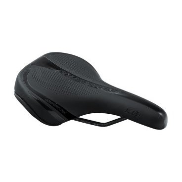 Седло для велосипеда KELLYS COMFORTLINE, женское, 277х162 мм, чёрное Седло для велосипеда KELLYS COMFORTLINE, женское, 277х162 мм, чёрноеСедла для велосипедов<br>Женское велосипедное седло.<br>Пенный наполнитель повышенной плотности, изгиб по центральной линии для уменьшения давления, седло усиленно пластиковой вставкой, шкала для удобного регулирования и установки.<br>