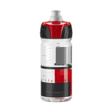 Фляга Elite Crystal Ombra, 0.75 л, дымчатый, красный рисунок, EL0150510 Фляга Elite Crystal Ombra, 0.75 л, дымчатый, красный рисунок, EL0150510Фляги и Флягодержатели<br>Каждый велосипедист не по наслышке знает, что такое жажда во время езды, поэтому практичная фляга — предмет первой необходимости, если велосипед ваш частый спутник и вы не мыслите себя без спорта. Эта фляга от известного бренда ELITE — отличный выбор для постоянного использования. Прочный корпус из полиэтилена не деформируется и сохраняет свежий вкус вашего напитка длительное время. Клапан SoftLock предотвращает проливание жидкости и с ним вы всегда сможете быстро и удобно утолить жажду.<br>