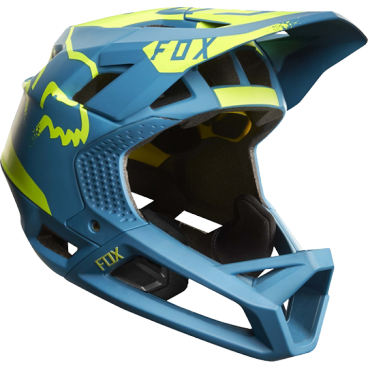 Велошлем Fox Proframe Moth Helmet Teal Велошлем Fox Proframe Moth Helmet TealВелошлемы<br>Proframe – самый лёгкий и вентилируемый шлем типа «фулл-фейс» от Fox,созданный для гонщиков эндуро и любителей агрессивного трейлрайдинга. Он вентилируется почти так же, как открытые шлемы, но при этом подходит даже для даунхила, что подтверждает соответствующий сертификат. Это действительно универсальный шлем, в котором вы сможете уверенно ездить где угодно. Proframe обеспечивает райдеру защитные свойства полноценного даунхильного шлема при сверхмалом весе – это стало возможно благодаря использованию патентованной интегрированной защиты челюсти. Благодаря 24 широким отверстиям для вентиляции этот шлем проветривается почти так же, как модели открытого типа – в нём вы не перегреетесь даже на самых трудных и затяжных подъёмах. А на спуске он придаст вам дополнительную уверенность, чтобы смело проезжать самые жёсткие и техничные участки.<br><br><br><br>ОСОБЕННОСТИ<br><br><br><br>Самый лёгкий фулл-фейс от Fox: Proframe весит всего 750 граммов (в размере M)<br><br>Отвечает требованиям таких стандартов безопасноти, как ASTM F1952, EN 1078, AS/NZ 2063 и CPSC<br><br>Интегрированная защита челюсти соединяется с корпусом шлема при помощи особой патентованной системы<br><br>Мягкий внутренник шлема хорошо дышит, эффективно отводит влагу от головы и обладает антимикробными свойствами<br><br>Благодаря 24 широким отверстиям для вентиляции Proframe – один из самых лёгких и вентилируемых шлемов, пригодных для даунхила<br><br>Фиксированный козырёк расположен таким образом, чтобы обеспечить максимальный приток воздуха к отверстиям для вентиляции<br><br>Застёжка Fidlock очень надёжна, при этом она моментально открывается и закрывается<br><br>Проверенная временем система MIPS (Multi-directional Impact Protection System)обеспечивает эффективную защиту при косых ударах и резких вращениях головы<br><br>Пеноматериал Varizorb дополнительно улучшает защитные свойства шлема<br>