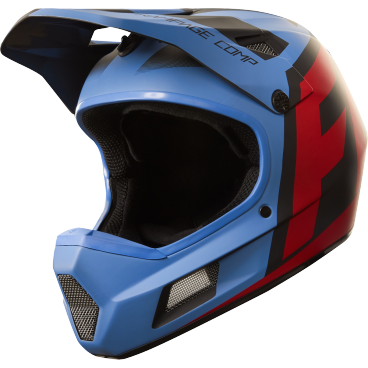 Велошлем Fox Rampage Comp Creo Helmet, сине-красный Велошлем Fox Rampage Comp Creo Helmet, сине-красныйВелошлемы<br>Rampage Comp – отличный выбор для тех, кто ищет современный и технологичный фулл-фейс, но не готов отдавать баснословные суммы за карбоновые шлемы. Корпус данной модели выполнен из стекловолокна; одиннадцать больших отверстий для вентиляции обеспечивают оптимальную циркуляцию воздуха вокруг головы, а специальные усиления в области челюсти – большую жёсткость конструкции и, как следствие – более эффективную защиту. Кроме того, одна из ключевых особенностей данного шлема – наличие воздуховодных каналов внутри пенопластовой прослойки, что, разумеется, дополнительно улучшает вентиляцию. Корпус Rampage Comp выпускается в двух размерах, а пенопластовый внутренник – в трёх, таким образом, подобрать оптимальный для вас размер шлема не составит труда. И сидеть шлем будет не менее удобно, чем дорогие карбоновые модели.<br><br>ОСОБЕННОСТИ<br><br>Материал корпуса: стекловолокно<br>Дополнительные рёбра жёсткости в области челюсти<br>11 отверстий для вентиляции<br>Специальные воздуховодные каналы внутри пенопластовой прослойки<br>