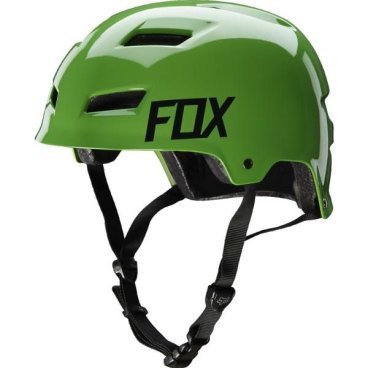 Велошлем Fox Transition Hard Shell Helmet, зеленый Велошлем Fox Transition Hard Shell Helmet, зеленыйВелошлемы<br>Велосипедный шлем FOX Transition Hard Shell - изготовлен из высокопрочного ABS пластика, дополненный внутренней отделкой из материала EPS для более традиционного стритового облика. Идеальный выбор для дерта, паркового катания и агрессивного трейлрайдинга.<br>Котелок FOX Transition имеет всё в полной мере не только для максимальной безопсности, но также и для повышенного комфорта при длительном катании. Так предусмотрены обширные вентилляционные отверстия, которые совместно обеспечивают хорошее течение воздуха и продуваемость. Внутренний накладки шлема очень мягкие на ощупь, имеют возможность отсоединения для стирки или замены. Уникальный шлем для тех, кто ценит свою безопасность без ущерба качественному комфорту!<br><br>- 11 вентиляционных отверстий обеспечивают непрерывную циркуляцию воздуха. <br>- Стрепы крепятся прямо к внешнему корпусу шлема через заклепки. <br> -Вело шлем FOX Transition Hard Shell соотвествует стандартам безопасности: CPSC, CE: EN 1078, AS/NZS 2063.<br>- Материалы: ABS пластик и EPS.<br>- Внутренние мягкие накладки из микрофибры снимаются для стирки или замены.<br>