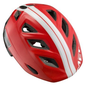 Велошлем детский MET Genio Red 85, красный Велошлем детский MET Genio Red 85, красныйВелошлемы<br>Детские шлемы Met – это не просто уменьшенные копии взрослых моделей. Все они разработаны с учётом особенностей детской анатомии и некоторых специфических требований. Например, затылочная часть сделана почти вертикальной, чтобы ребёнку было удобно сидеть на детском сидении.<br><br><br><br>ОСОБЕННОСТИ<br><br><br><br>Лёгкий и стильный шлем, созданный с учётом особенностей детской анатомии<br><br>Вертикальная затылочная часть обеспечивает комфорт при поездках на детском сидении<br><br>Светоотражающая наклейка на задней части<br><br><br><br>Размер: регулируемый (52-57см)<br><br>Вес: 250 граммов<br>