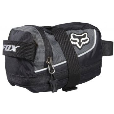 Сумка подседельная Fox Large Seat Bag, 18 х 12 х 10 см, черный, полиэстер/нейлон, 06550-001 Сумка подседельная Fox Large Seat Bag, 18 х 12 х 10 см, черный, полиэстер/нейлон, 06550-001Велосумки<br>Большая подседельная сумка, в которую поместятся 2 камеры, мультитул, энергетический батончик и другие необходимые мелочи. Прочная синтетическая ткань, ремешки с липучками плотно и надежно удерживают сумку под седлом.<br><br>Подседельная сумочка Fox LARGE SEAT BAG<br><br>Цвет : черный/серый<br><br>Материал : полиэстер, нейлон<br><br>Объем : 1 л (увеличивается до 1.5 л)<br><br>Размеры : 18 х 12 х 10 см<br><br>Вес : 90 г<br><br>Особенности:<br><br>Объем сумочки можно увеличить на 0.5 л, расстегнув нижнюю молнию<br>Светоотражающие элементы<br>Крепление для мигалки<br>Крепится ремнями к рамкам седла и подседельному штырю<br>