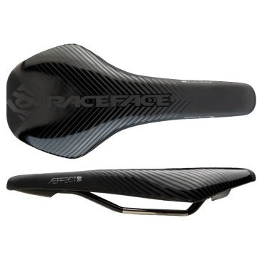 Седло Race Face Aeffect, 290х132мм, черный, SD13AEBLK Седло Race Face Aeffect, 290х132мм, черный, SD13AEBLKСедла для велосипедов<br>Лёгкое универсальное седло на рамках, которое отлично подойдёт для любого стиля катания. Рамки изготовлены из титанового сплава, набивка – из жёсткого пеноматериала, а обшивка – из устойчивой к истиранию микрофибры. Плоская передняя часть обеспечивает комфортное и эффективное преодоление подъёмов, а жёсткая набивка практически исключает сдавливание кровеносных сосудов. Благодаря эргономичной форме и низкому весу, это седло может стать идеальным выбором для дальних путешествий.<br><br><br><br>ОСОБЕННОСТИ<br><br><br><br>Размер: 290х132мм<br><br>Материал рамок: титановый сплав<br><br>Материал обшивки: микрофибра<br><br>Вес: 240 граммов<br>