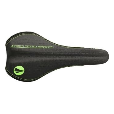Седло SDG Fly MTN Ti-Alloy, 260х133мм, черно-зеленый, 06504DS Седло SDG Fly MTN Ti-Alloy, 260х133мм, черно-зеленый, 06504DSСедла для велосипедов<br>Fly MTN – поистине универсальное седло, которое подойдёт как путешественникам, так и гонщикам Кубка Мира по даунхилу. Благодаря нейлоновой основе данная модель отличается высокой жёсткостью и долговечностью. Верх седла отделан устойчивой к истиранию синтетической кожей, а боковые части – кевларом.<br><br><br><br>ОСОБЕННОСТИ<br><br><br><br>Материал верха: искусственная кожа/кевлар<br><br>Материал основы: нейлон<br><br>Материал рамок: титановый сплав<br><br>Размер: 260х133мм<br><br>Вес: 225 граммов<br>