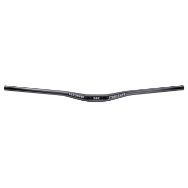 Руль Kore Mega, 760x20x31.8, черный, KHBMEGA776020BBAT Руль Kore Mega, 760x20x31.8, черный, KHBMEGA776020BBATРули<br>Лёгкий и жёсткий алюминиевый руль для катания в стиле эндуро и ол-маунтин, изготовленный из сплава марки 7075-Т6. Руль декорирован принтами в виде надписей, а специальные риски на концах позволяют легко укоротить его до нужной длины.<br><br><br><br>ОСОБЕННОСТИ<br><br><br><br>Материал: алюминиевый сплав марки 7075-Т6<br><br>Ширина: 760мм<br><br>Геометрия: изгиб вверх – 5 градусов, изгиб назад – 8.5 градусов, подъём – 20мм<br><br>Специальные риски на концах руля позволяют легко укоротить его до нужной длины<br><br>Цвет: чёрный<br>
