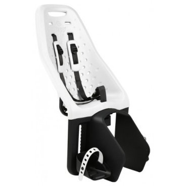 Детское велосипедное кресло Thule Yepp Maxi Easy Fit, на багажник, белый, 12020217 Детское велосипедное кресло Thule Yepp Maxi Easy Fit, на багажник, белый, 12020217Детское велокресло<br>Особенности:<br>- Детское велосипедное сиденье быстро и легко устанавливается на велосипед и крепится к заднему багажнику с окном EasyFit или багажнику, оснащенному переходником Thule Yepp Maxi EasyFit (продается отдельно)<br>- Мягкое сиденье, смягчающее толчки и вибрацию, обеспечивает абсолютный комфорт для ребенка<br>- Максимальный комфорт и безопасность благодаря регулируемому 5-точечному ремню безопасности с подкладкой<br>- Оснащенная защитой от детей пряжка позволяет быстро и легко зафиксировать ребенка<br>- Дополнительная видимость на расстоянии благодаря встроенному рефлектору и точке крепления светового индикатора<br>- Адаптируется к параметрам ребенка по мере его роста и обеспечивает идеальную посадку благодаря регулируемым опорам для ног и фиксирующему ремню<br>- Благодаря водоотталкивающим материалам сиденье всегда остается сухим и легко чистится<br>- Разработано и протестировано для детей от 9 месяцев* до 6 лет, весом до 22 кг. (*Обратитесь к педиатру, если ребенку менее 1 года).<br><br><br>Технические характеристики:<br>Грузоподъемность 22 kg<br>Вес 3.8 kg<br>Ремень безопасности 5-point<br>