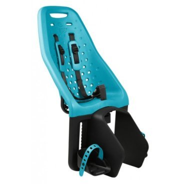 Детское велосипедное кресло Thule Yepp Maxi Easy Fit, на багажник, цвет морской волны, 12020230 Детское велосипедное кресло Thule Yepp Maxi Easy Fit, на багажник, цвет морской волны, 12020230Детское велокресло<br>Особенности:<br>- Детское велосипедное сиденье быстро и легко устанавливается на велосипед и крепится к заднему багажнику с окном EasyFit или багажнику, оснащенному переходником Thule Yepp Maxi EasyFit (продается отдельно)<br>- Мягкое сиденье, смягчающее толчки и вибрацию, обеспечивает абсолютный комфорт для ребенка<br>- Максимальный комфорт и безопасность благодаря регулируемому 5-точечному ремню безопасности с подкладкой<br>- Оснащенная защитой от детей пряжка позволяет быстро и легко зафиксировать ребенка<br>- Дополнительная видимость на расстоянии благодаря встроенному рефлектору и точке крепления светового индикатора<br>- Адаптируется к параметрам ребенка по мере его роста и обеспечивает идеальную посадку благодаря регулируемым опорам для ног и фиксирующему ремню<br>- Благодаря водоотталкивающим материалам сиденье всегда остается сухим и легко чистится<br>- Разработано и протестировано для детей от 9 месяцев* до 6 лет, весом до 22 кг. (*Обратитесь к педиатру, если ребенку менее 1 года).<br><br><br>Технические характеристики:<br>Грузоподъемность 22 kg<br>Вес 3.8 kg<br>Ремень безопасности 5-point<br>
