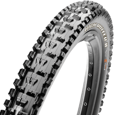 Покрышка Maxxis High Roller II, даунхилл, фрирайд, 27.5x2.40, TPI 60, келар, черный, TB85915500 Покрышка Maxxis High Roller II, даунхилл, фрирайд, 27.5x2.40, TPI 60, келар, черный, TB85915500Велопокрышки<br>Новое поколение популярнейшей покрышки для DH и FR. Большое пространство между шипами и агрессивный рисунок протектора помогают Хайроллеру II отлично сцепляться с почвой и очищаться от грязи. Измененная форма шипов улучшила тормозные характеристики и боковое сцепление в поворотах и на сухих грунтах. Боковины с Exo Protection – для еще большей сопротивляемости проколам и порезам, трехсоставный компаунд 3C Maxx Grip специально разработан для даунхилла и обеспечивает превосходное сцепление. Доступны версии с технологией Tubeless Ready - для бескамерного использования без большого проигрыша в весе покрышек.<br><br>Характеристики:<br><br>Exo Protection<br>Размер: 27.5x2.40<br>Компаунд: 3C Maxx Terra<br>Корд: 60 TPI, кевларовый<br>Вес: 890 грамм<br>