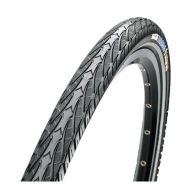Покрышка Maxxis Overdrive, для города, 700x40C, TPI 60, сталь, защита от проколов, TB96135900 Покрышка Maxxis Overdrive, для города, 700x40C, TPI 60, сталь, защита от проколов, TB96135900Велопокрышки<br>Покрышка Maxxis Overdrive создана специально для Европейского рынка. Светоотражающие полоски по бокам покрышки хорошо заметны в темноте, рифленый протектор подходит для любых погодных условий, а технология защиты от проколов сделает вас неуязвимым на улицах города. Превосходная скоростная покрышка, которая обеспечивает повышенную безопасность за счёт хорошей выносливости и светоотражающих поверхностей по бокам. Покрышка полностью готова к городским приключениям. <br><br>ОСОБЕННОСТИ: <br>Slick-дизайн подходит на фронтальную или заднюю покрышку. <br>Кевларовый пояс.<br>Светоотражающие полоски по бокам <br>Рифленый слик для любых погодных условий <br>Технология для защиты от проколов <br>Городская/туристическая направленность.<br>Размер: 700x40c <br>Жёсткость: 70a <br>Борт: 60 TPI <br>Основание: корд <br>Вес: 590 г. <br>Компаунд одинарный. <br>Максимальное давление 75 Psi <br>Материал: сталь<br>
