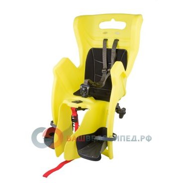 Сиденье детское TUV BELLEL.на багажник Little Duck (3) Hi-Viz, до 7лет /22 кг, (Италия) 0-280235 Сиденье детское TUV BELLEL.на багажник Little Duck (3) Hi-Viz, до 7лет /22 кг, (Италия) 0-280235Детское велокресло<br>Сиденье детское BELLELLI на багажник Little Duck (3) Hi-Viz, светоотр. до 7лет /22кг TUV BELLELLI (Италия).<br>Данная модель оснащена регулируемым по высоте ремешком безопасности со специальной застежкой, которую ребенок не может сам открыть.<br><br>Для комфортной транспортировки в верхней части спинки имеется ручка. В нижней части находится широкая защита для ножек со специальными подножками. Сиденье имеет мягкую накладку.<br><br>Легкая, высокопрочная конструкция выполнена из нетоксичного пластика. Ко всему, изделие имеет легко настраиваемую систему крепления к велосипеду. <br><br>Максимальная нагрузка, кг: 22<br>Материал сиденья: пластик<br><br>Для детей: до 7 лет<br><br><br>Подходит к велосипедам различных типов 26-28 дюймов. Устанавливается на багажник, с рассчитанный грузоподъемностью до 25 килограмм и шириной от 120 до 175 мм.<br><br>Сиденье оснащено:<br><br>- мягким сиденьем;<br><br>- регулируемыми по длинне и высоте ремнями безопасности с уникальнойи пряжкой, недоступной для открытия ребенку;<br><br>- регулируемыми по высоте подножками, оснащенными пристяжными ремешками;<br><br>- защитой ног от падания в спицы колеса;<br><br>- эргономической боковой защитой;<br><br><br>Велокресло имеет Международный сертификат качества TUV. Произведено в Италии.<br><br>Весь необходимый крепеж поставляется в комплекте с сиденьем.<br>