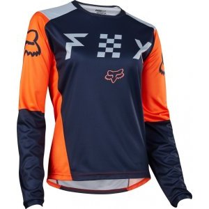 Велоджерси женская Fox Switch Womens Jersey, серо-оранжевый 2018