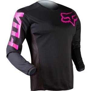 Велоджерси женская Fox Blackout Womens Jersey, черно-розовый 2018