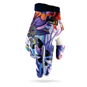 Велоперчатки 100% ITrack Glove, синий, 2017