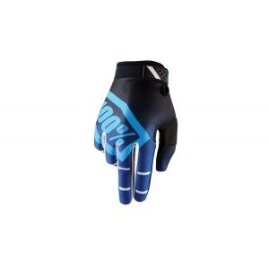 Велоперчатки 100% Ridefit Corpo Glove, синий, 2017
