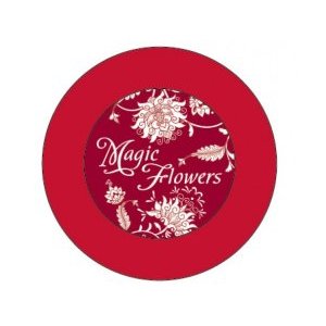 Звонок велосипедный, рисунок "magic flowers"