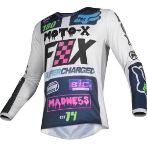 Велоджерси подростковая Fox 180 Czar Youth Jersey, серый 2019