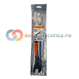 Ключ педальный Ice Toolz, 15мм, хлыст для кассеты MS/7-10ск., Сr-Mo сталь, 34S4