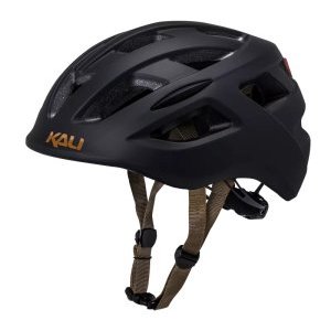 Шлем велосипедный KALI URBAN/CITY/MTB с фонариком CENTRAL Sld, матовый черный 2019
