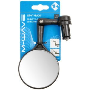Зеркало заднего вида M-WAVE 3D MAXI SPION с креплением на руль, 270020