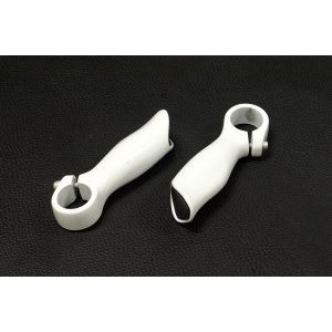 Рога на велоруль JOY KIE, анатомические, алюминий, белые, MD-HF14 90mm white