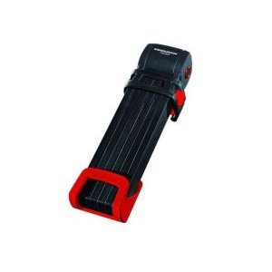 Велосипедный замок TRELOCK FS 300 TRIGO L, сегментный, на ключ, с держателем ZT 300, 1000 мм, красный, 8004539