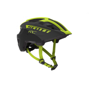 Шлем велосипедный SCOTT Spunto Junior black/yellow RC onesize, 50-56 см, 2019, 270112-4330