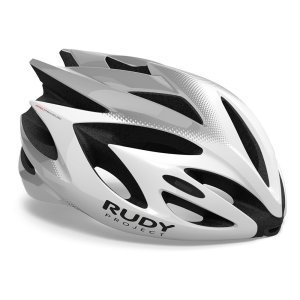Велошлем Rudy Project RUSH White/Silver Shiny 2019