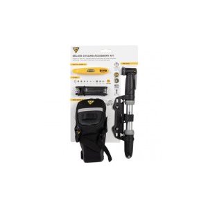 Комплект (мультиинструмент, монтажки, насос, сумка) TOPEAK DELUXE CYCLING ACCESSORY KIT, TC2407